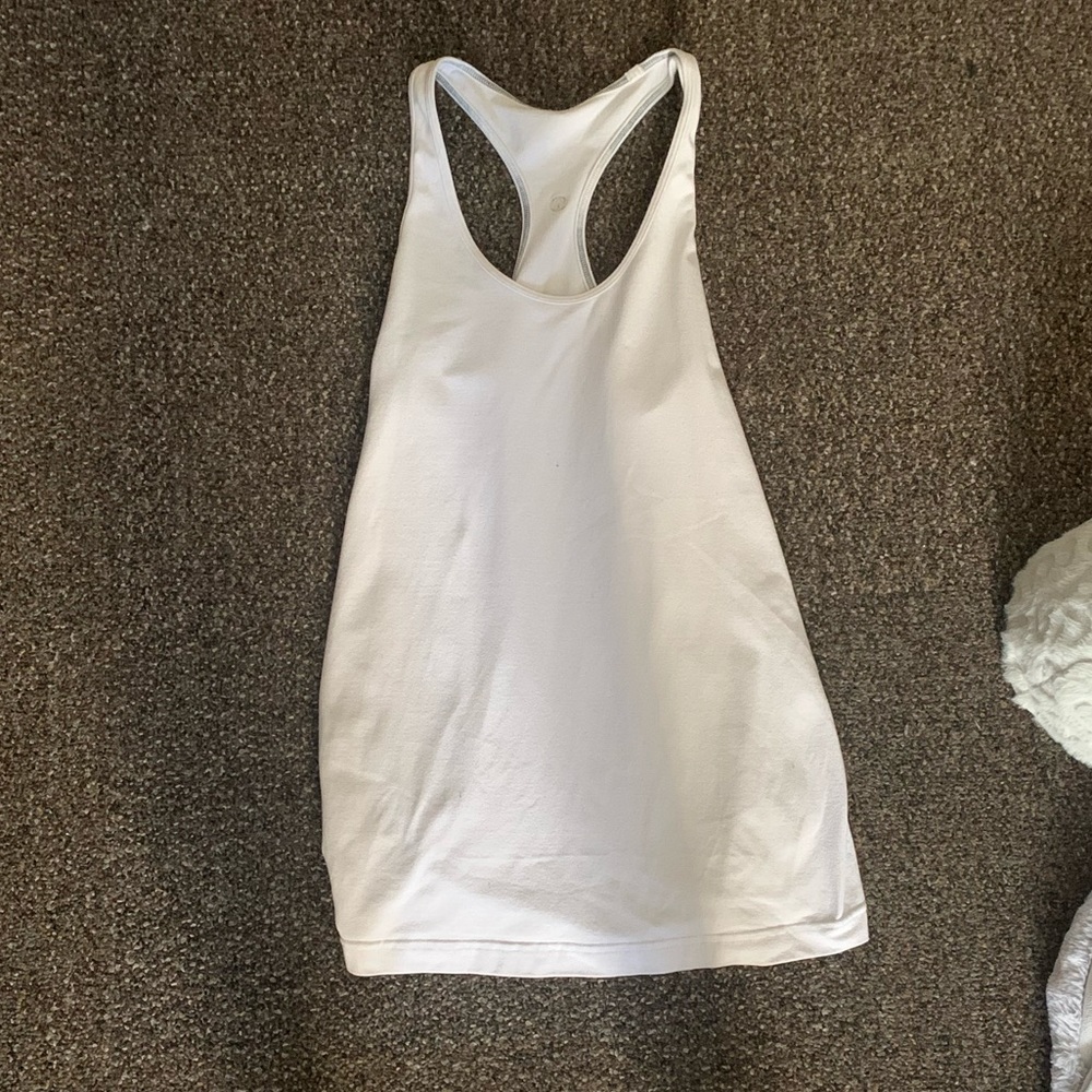 White Lululemon tank!
